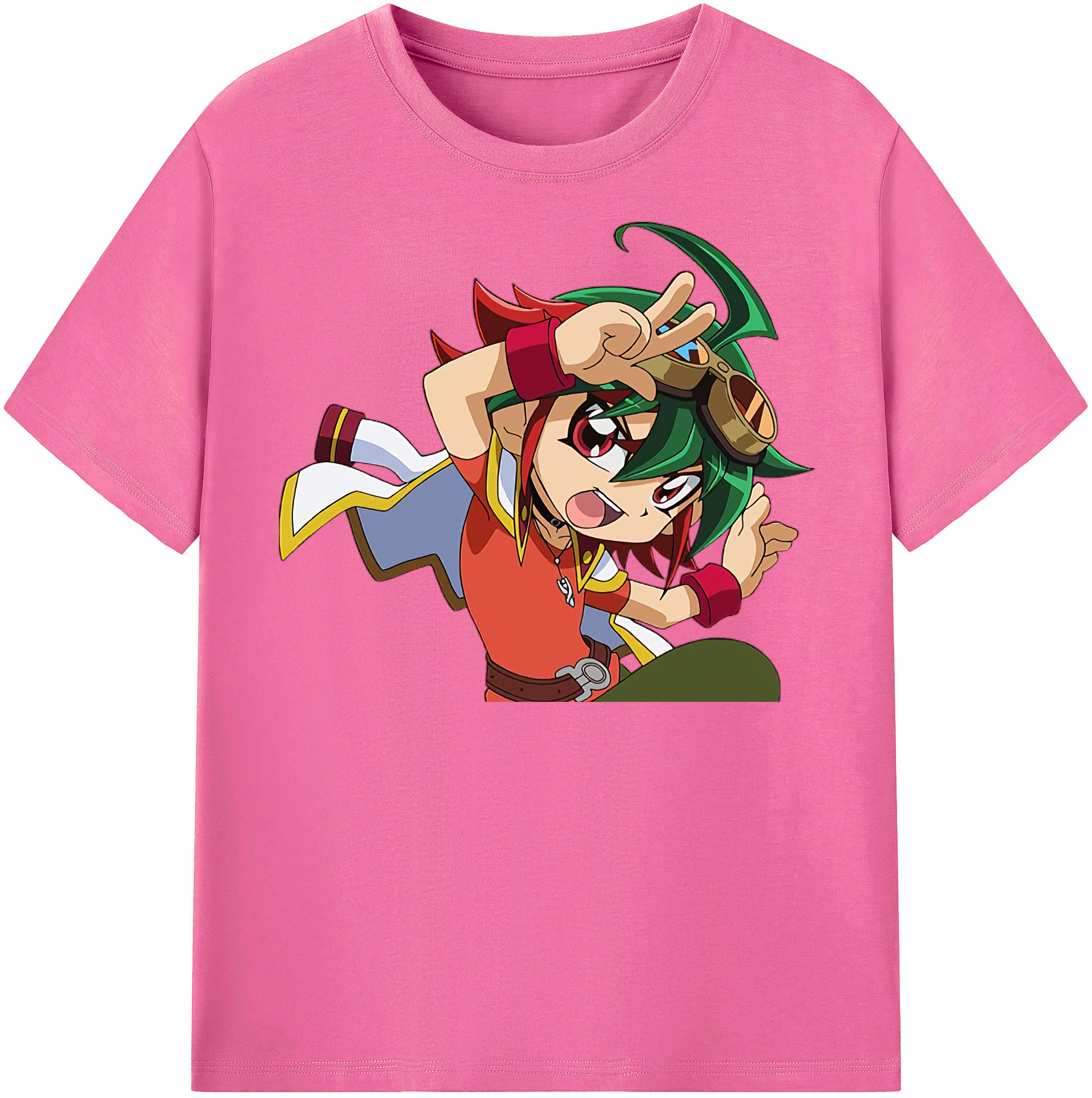 （画像用） 遊☆戯☆王 Yu-Gi-Oh! レディースカジュアルプリントTシャツ（綿100％）